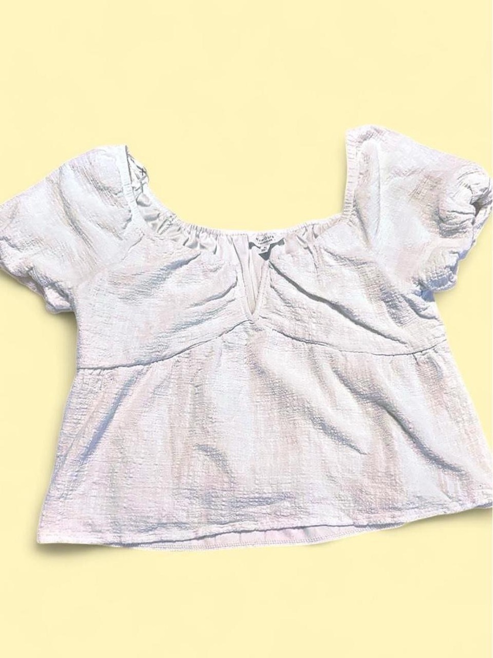Kirious Los Angeles 70s style cropped top